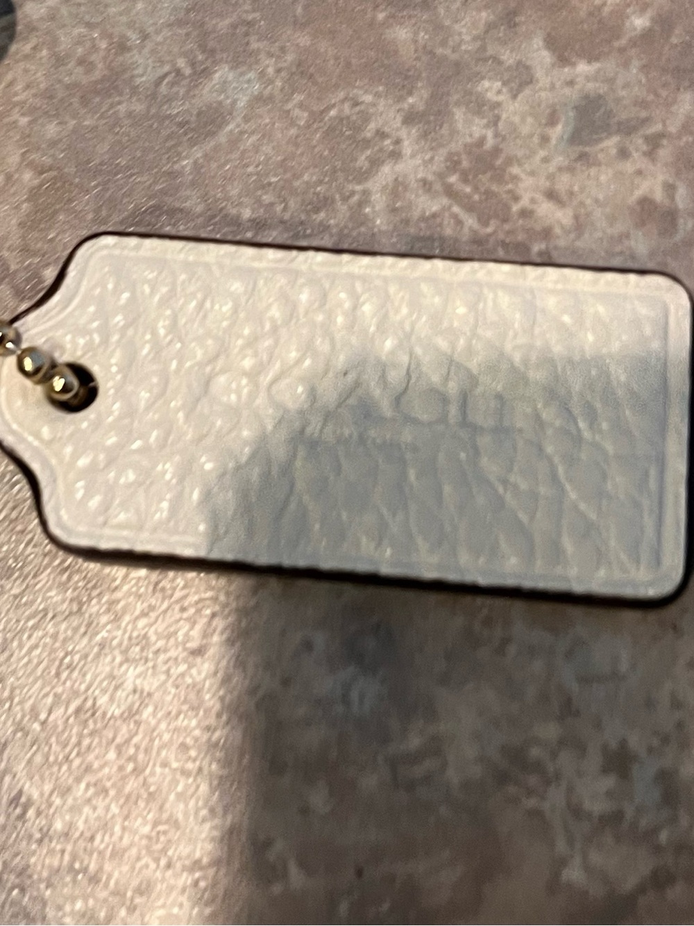 Coach Cream Pebbled Leather Crossbody Belt Bag with Gold Hardware - Picture 7 of 8